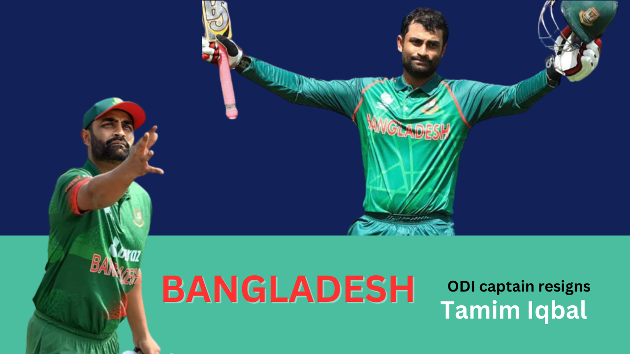 Latest news Bangladesh ODI captain Tamim Iqbal resigns