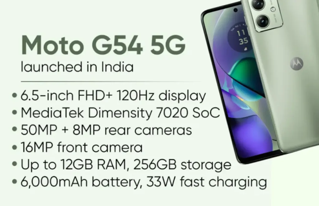 Moto G54 5G: Why does the Moto G54 offer MediaTek Dimensity 7020 SoC,