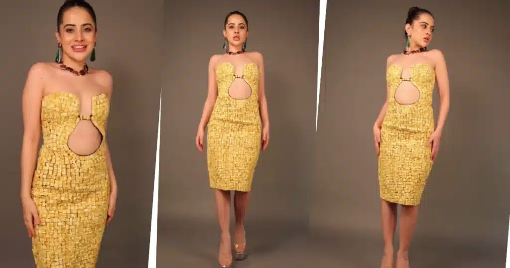 Urfi Javed New Hot Look: Have you seen Urfi Javed's new dress? This dress is made from cigarette butts she found on the road