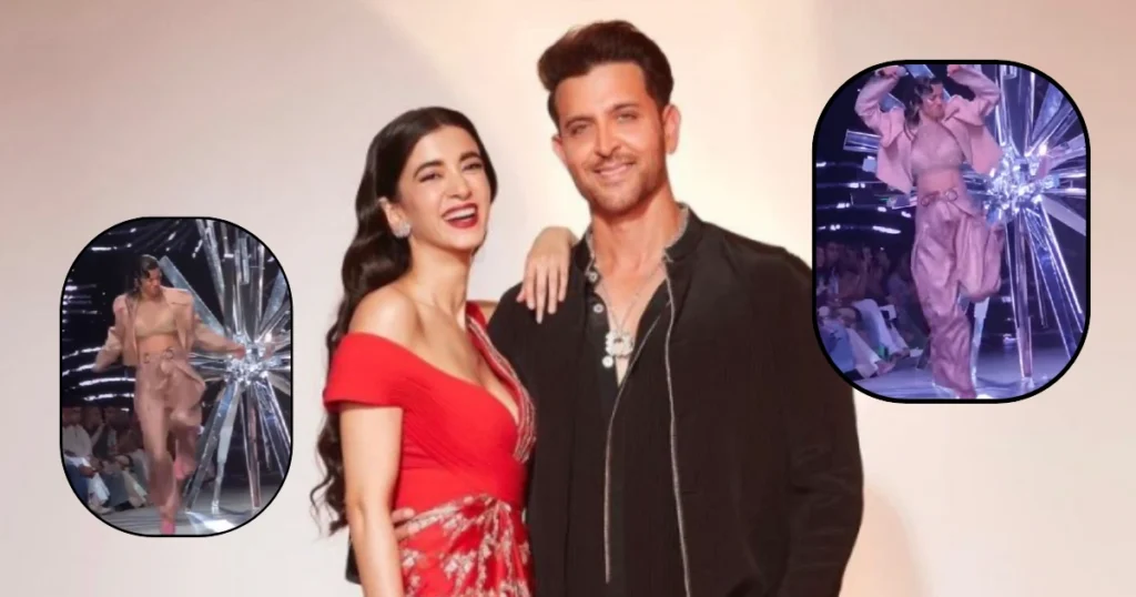Saba Azad Troll: Hrithik's girlfriend Saba Azad trolled for her unique dance during ramp walk; netizens comment she is on heavy dose of drugs