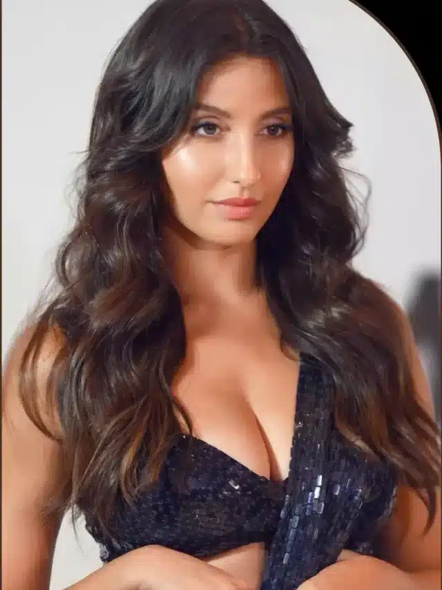 Nora Fatehi’s stylish saree look is firing on the internet, fans are praising her